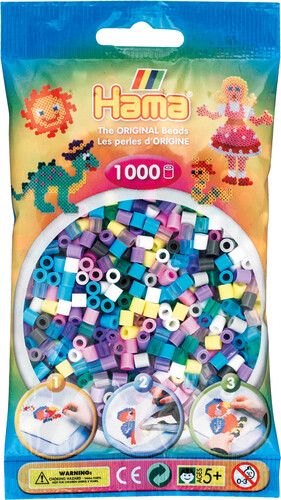 Hama Hama Midi 1000 perles couleurs mélangées fille 207-69 028178207694