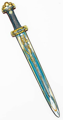 Liontouch Costume viking harald bleu épée en mousse 50001 5707307500015