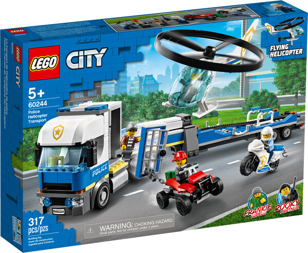 LEGO LEGO 60244 Le transport de l'hélicoptère de la poli 673419318723