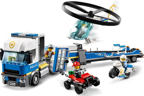 LEGO LEGO 60244 Le transport de l'hélicoptère de la poli 673419318723