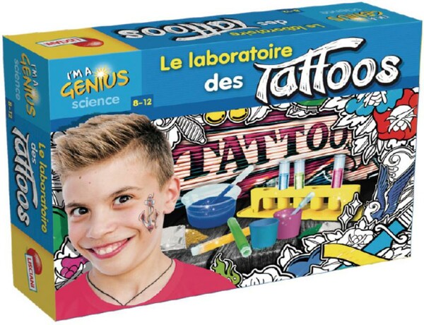 Lisciani Giochi Science Petit génie Le laboratoire des tattoos (fr) 8008324072989