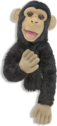 Melissa & Doug Marionnette chimpanzé, tige pour bouger la main, peluche Melissa & Doug 3907 000772039079