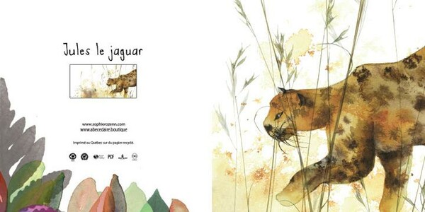 Maxou & Bizou Carte fête - Jules le jaguar 754083370214