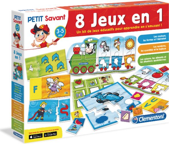 Clementoni Petit savant 8 jeux en 1 (fr) 8005125625437