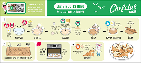 Chefclub Chefclub - Emporte-pièces Biscuits dino 3760312840264