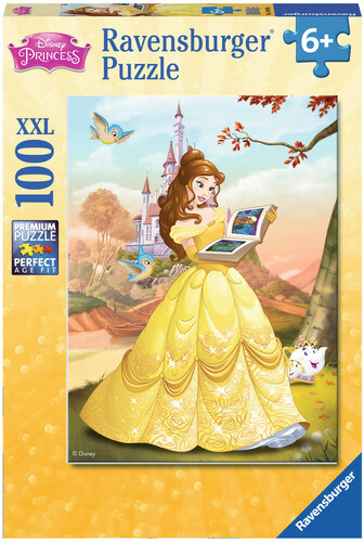 Ravensburger Casse-tête 100 XXL Princesse Disney L'heure du conte avec Bella 4005556108886