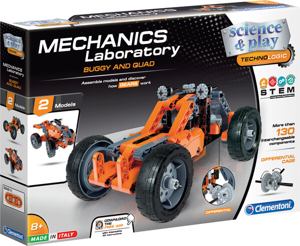 Clementoni Science Mon atelier de mécanique - buggy et quad (fr/en) 8005125750313