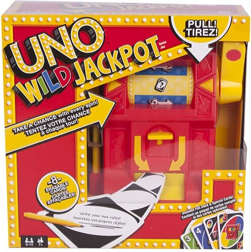 Mattel UNO Wild Jackpot (fr/en) jeu de cartes 887961296785