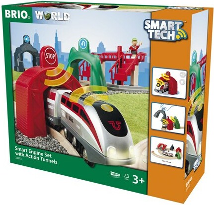 Acheter Train en bois BRIO Smart Tech - Circuit de voyageurs et locomotive  intelligente BRIO 33873 - BRIO - Joubec acheter jouets et jeux au Québec et  Canada - Achat en ligne