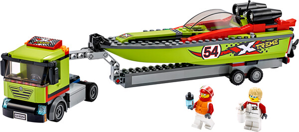 LEGO LEGO 60254 Le transport du bateau de course 673419319225