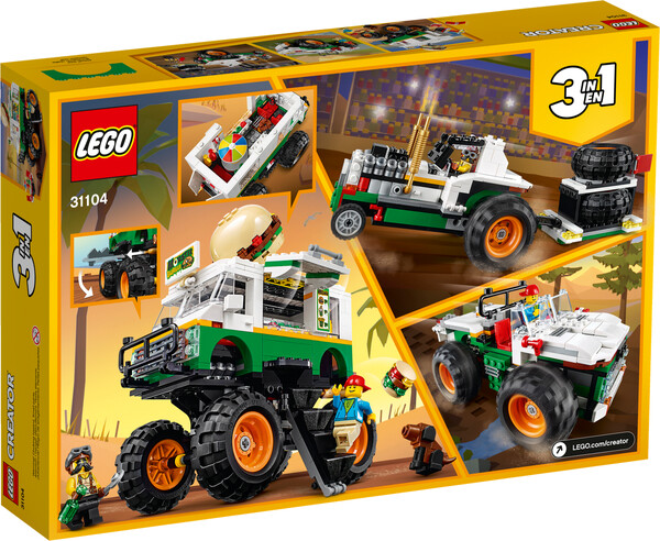 LEGO LEGO 31104 Le Monster Truck à hamburgers 673419317771