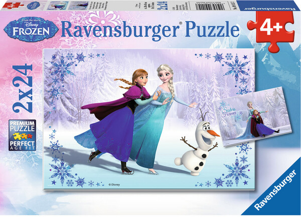 Ravensburger Casse-tête 24x2 La Reine des neiges Soeurs pour toujours (Frozen) 4005556091157