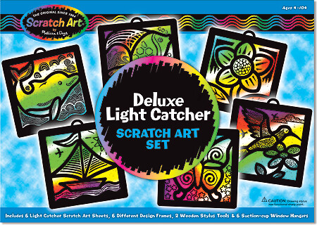 Melissa & Doug Cartes à gratter Scratch Art attrape-lumière de luxe (cartes à gratter) Melissa & Doug 5986 000772159869