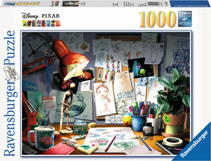 Ravensburger Casse-tête 1000 Disney Pixar Atelier d'artiste 4005556194322