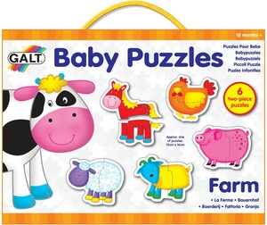 Galt Toys Casse-tête 2x6 bébé animaux de la ferme 5011979526410