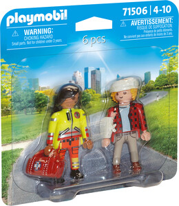 Playmobil Playmobil 71506 Duo Secouriste et blesse 4008789715067