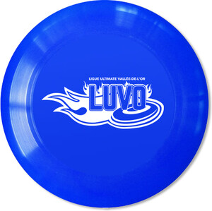 Ligue Ultimate Vallée-de-l'Or (LUVO) Disque Ultimate 175g bleu logo LUVO blanc 