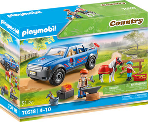 Playmobil Playmobil 70518 Maréchal-ferrant et véhicule 4008789705181