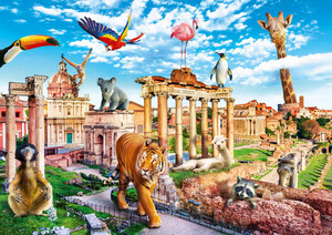 Trefl Casse-tête 1000 Safari à Rome 5900511106008