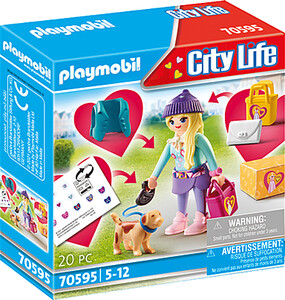 Playmobil Playmobil 70595 Mannequin avec chien (février 2021) 4008789705952