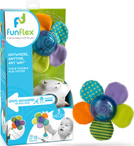 Fun Flex Fun Flex fleur sons et textures à accrocher (Musical Rattle) 851310006035