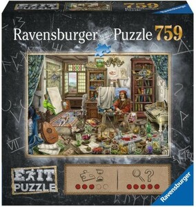 Ravensburger Casse-tête 759 Escape Puzzles L'atelier d'artiste, évasion 4005556168439