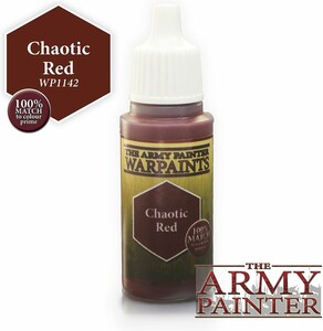 The Army Painter Warpaints Chaotic Red, 18ml/0.6 Oz 5713799114203