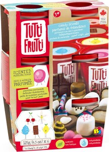 Tutti Frutti Pâte à modeler 6 pots parfums de friandises (fr/en) 061404001611