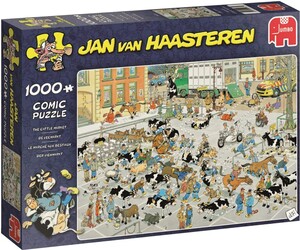 Jumbo Casse-tête 1000 Jan Van Haasteren - Le marché aux bestiaux 8710126190753