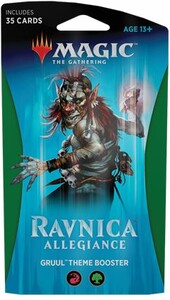 Wizards of the Coast MTG Ravnica Allegiance Themed Booster Gruul (Rouge et Vert) *
