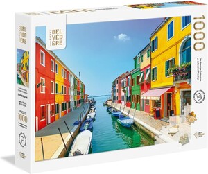Belvedere Puzzle Casse-tête 1000 Prestige - Canal de l'Île de Burano 061152817700