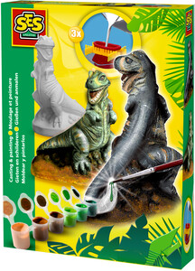 SES creative Moulage et peinture tyrannosaure (T. rex) (fr/en) 8710341012830