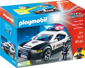 Playmobil Playmobil 5673 Voiture de police, lumières clignotantes (ancien 5614) (juin 2016) 4008789056733