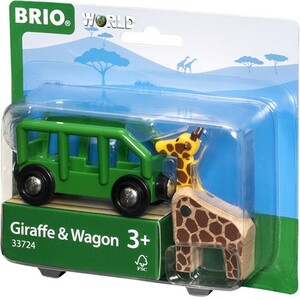 BRIO Brio Train en bois Wagon Girafe 33724 7312350337242