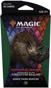 Wizards of the Coast MTG Forgotten Realms Theme Booster green 