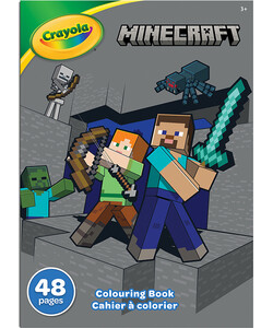 Crayola Livre à colorier 48 pages Minecraft 063652186706
