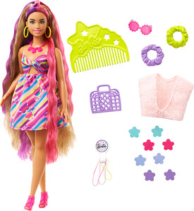 Mattel Barbie Totally Hair - Poupée à thème Modèle 3 194735014866