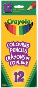 Crayola Crayons de couleur en bois 12 063652201201