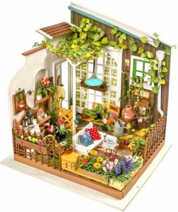 Robotime Mini maison à construire - Miller's Garden 6946785164008
