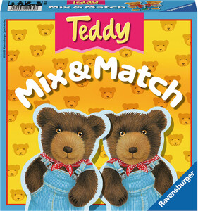 Ravensburger Jeu de mémoire Teddy Mix & Match (fr/en) 4005556215898