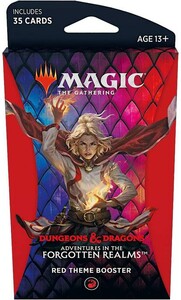 Wizards of the Coast MTG Forgotten Realms Theme Booster red 