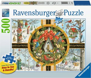 Ravensburger Casse-tête 500 Les oiseaux de Noël 4005556168354