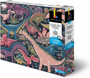 L'atelier de Lalita Casse-tête 200 Puzzle Dinosaurs Galore! 627687009012