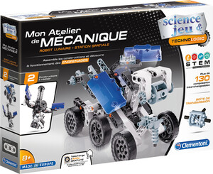 Clementoni Science Mon atelier de mécanique - robot lunaire & station spatiale (fr) 8005125523399