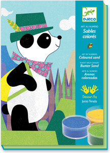 Djeco Sables colorés Panda et ses copains (fr/en) 3070900086302