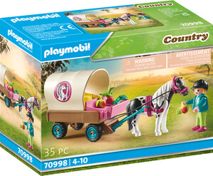 Playmobil Playmobil 70998 Carriole avec enfant et poney 4008789709981