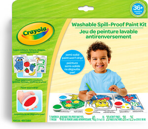 Crayola peinture lavable anti-renversement 063652691507