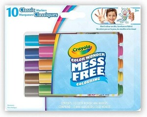 Crayola Color Wonder 10 mini marqueurs classiques 063652238702