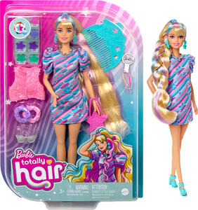 Mattel Barbie Totally Hair - Poupée à thème Modèle 1 194735014835