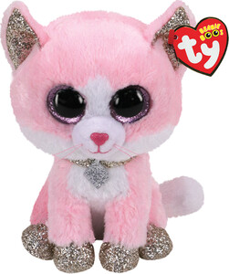 Ty Peluche Fiona Chat rose 008421363667